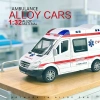 1:32 Mercedes-Benz 120 ambulance children's large car model engineering ambulance boys' and girls' toys Specification image